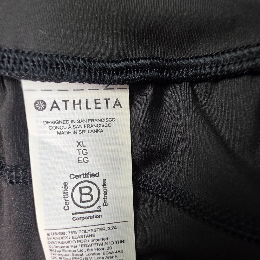 NWT ATHLETA Ultimate Crop Pant XL Extra Large | Black #587199 NEW - Picture 8 of 10